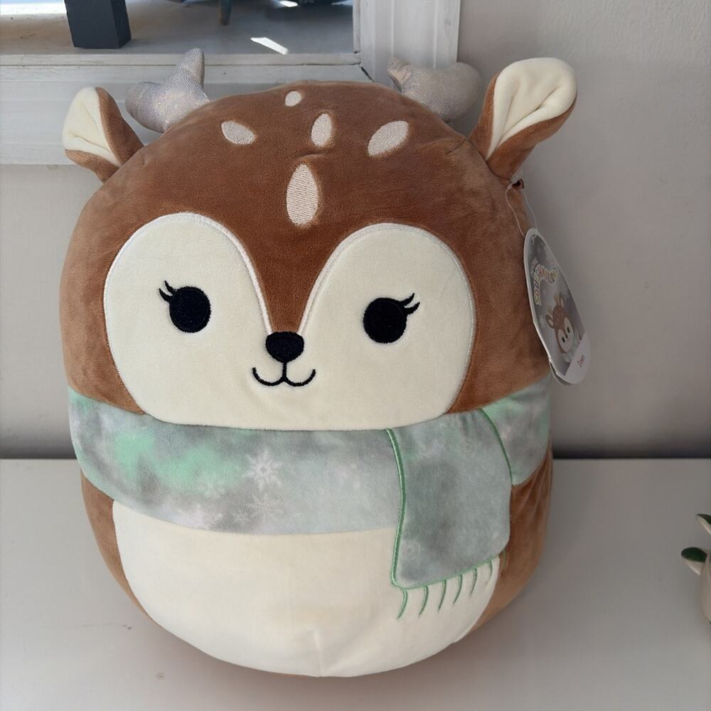 RARE Squishmallows 16 inch Dawn the Fawn Deer Stuffed Animal Toy Plushy NWT